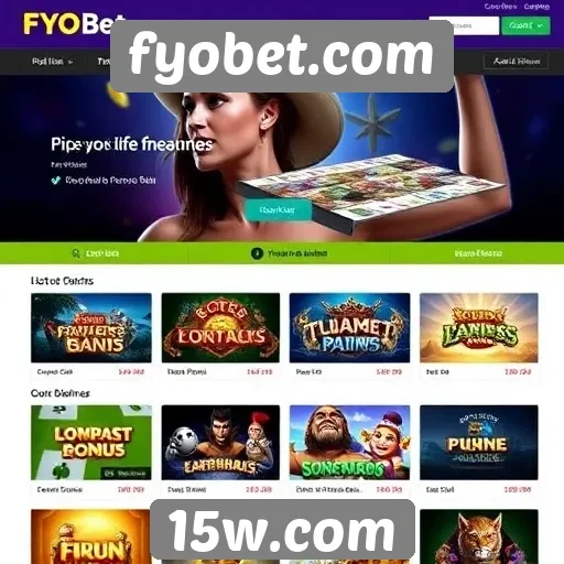 Variedade de jogos disponíveis no fyobet.com